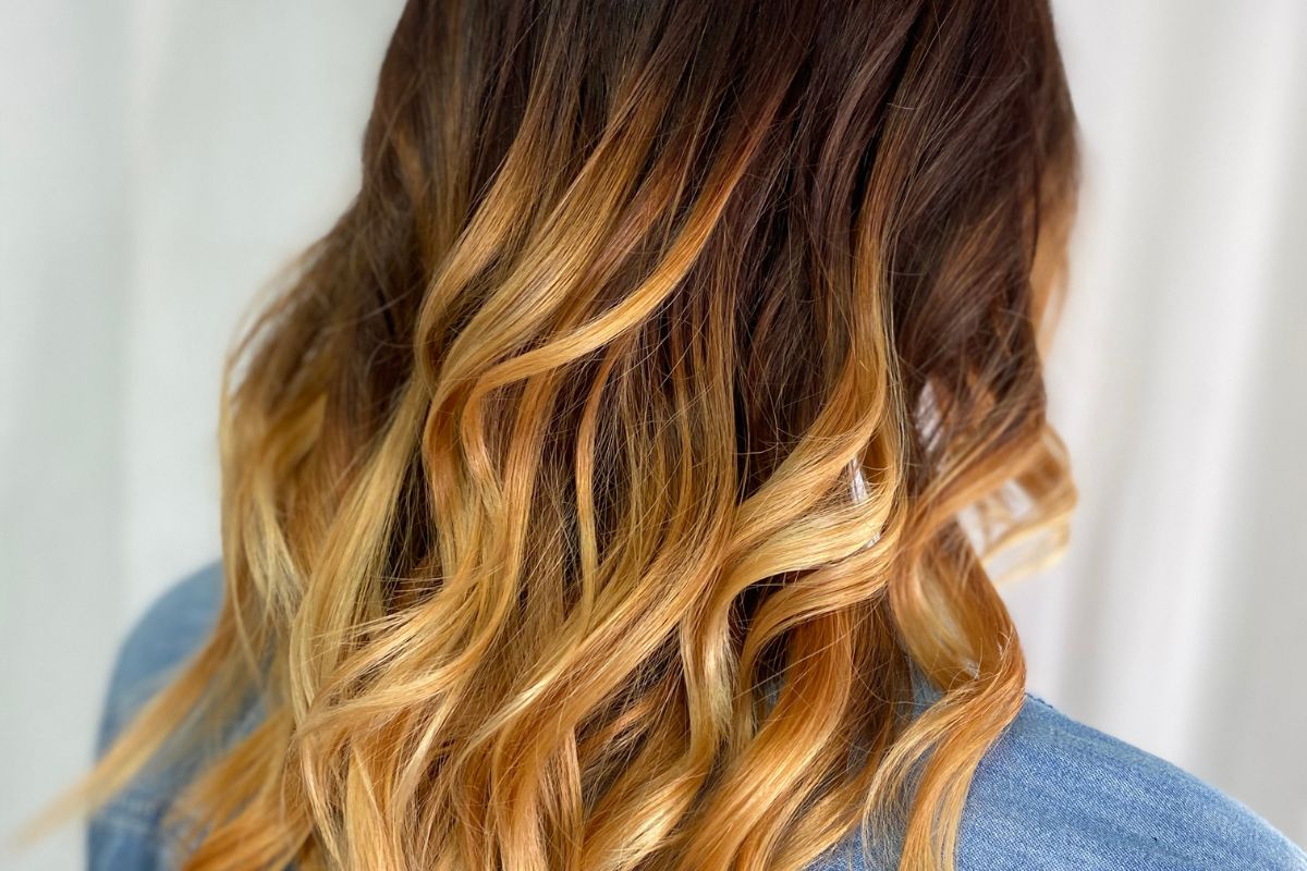 włosy ombre